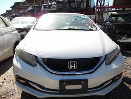 2015 Honda Civic EX-L White Sedan 1.8L AT #A24882